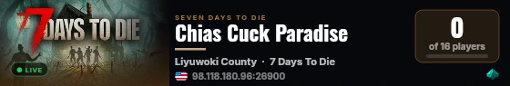 Chias Cuck Paradise live status badge