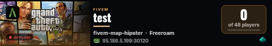 test live status badge