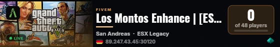 Los Montos Enhance | [ESX Legacy] live status badge
