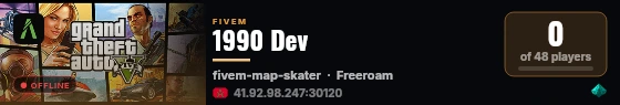 1990 Dev live status badge