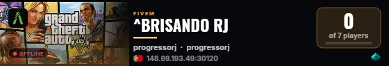 ^BRISANDO RJ live status badge
