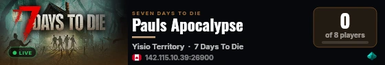 Pauls Apocalypse live status badge