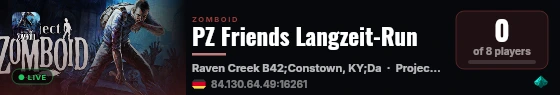 PZ Friends Langzeit-Run live status badge