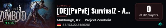 [DE][PvPvE] SurvivalZ - Anfänger freundlich live status badge