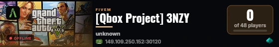 [Qbox Project] 3NZY live status badge