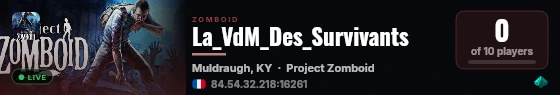 La_VdM_Des_Survivants live status badge