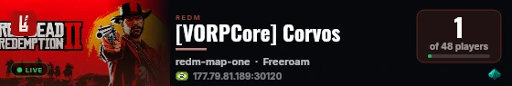 [VORPCore] Corvos live status badge