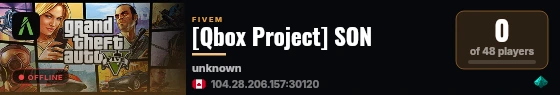 [Qbox Project] SON live status badge