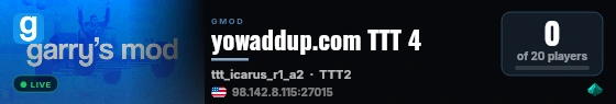 yowaddup.com TTT 4 live status badge