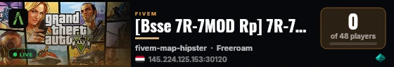 [Bsse 7R-7MOD Rp] 7R-7MOD Rp live status badge