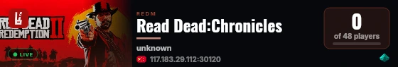 Read Dead:Chronicles live status badge