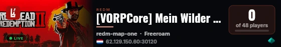 [VORPCore] Mein Wilder Westen live status badge