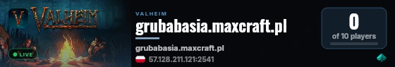 grubabasia.maxcraft.pl live status badge