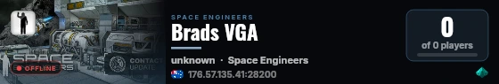 Brads VGA live status badge