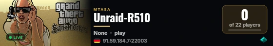 Unraid-R510 live status badge