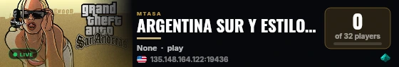 ARGENTINA SUR Y ESTILO BRASIL live status badge