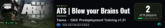 ATS | Blow your Brains Out live status badge