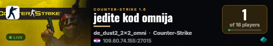 jedite kod omnija live status badge