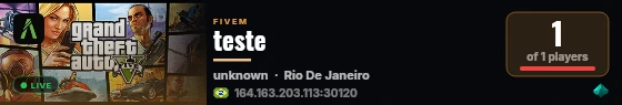 teste live status badge
