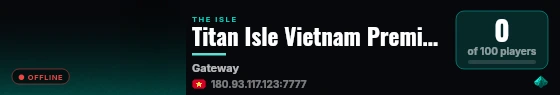 Titan Isle Vietnam Premium VOIP DINO AI live status badge