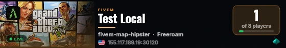 Test Local live status badge