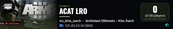 ACAT LRO live status badge