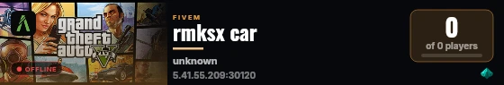 rmksx car  live status badge
