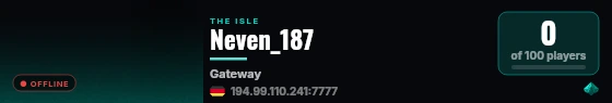 Neven_187 live status badge