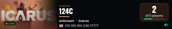 124C live status badge