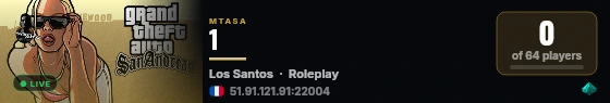 1 live status badge