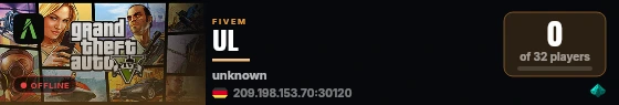 UL live status badge