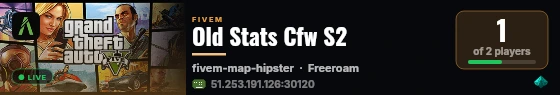 Old Stats Cfw S2 live status badge