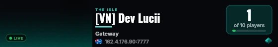 [VN] Dev Lucii live status badge