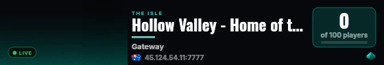 Hollow Valley - Home of the Herby Death Squad live status badge
