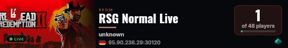 RSG Normal Live live status badge