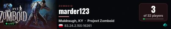marder123 live status badge