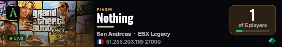 Nothing live status badge