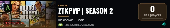 ZTKPVP | SEASON 2 live status badge