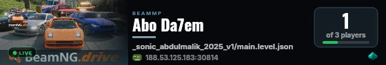 Abo Da7em live status badge