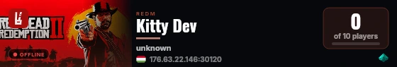 Kitty Dev live status badge