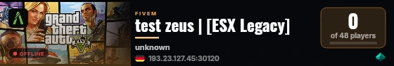 test zeus | [ESX Legacy] live status badge