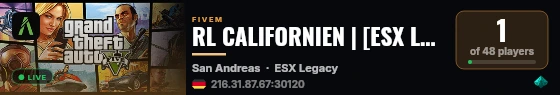 RL CALIFORNIEN | [ESX Legacy] live status badge