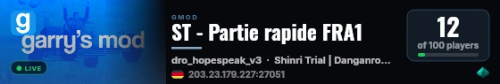ST - Partie rapide FRA1 live status badge