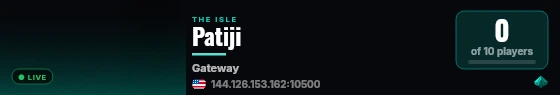 Patiji live status badge