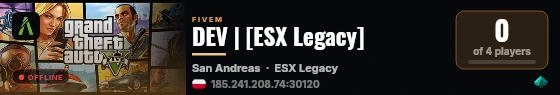 DEV | [ESX Legacy] live status badge