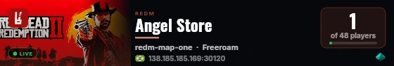 Angel Store live status badge