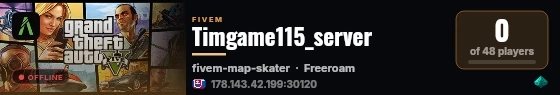 Timgame115_server live status badge