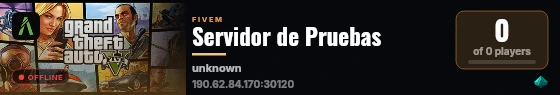 Servidor de Pruebas live status badge