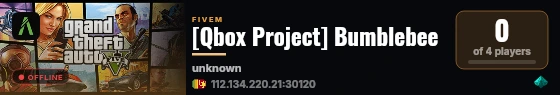[Qbox Project] Bumblebee live status badge