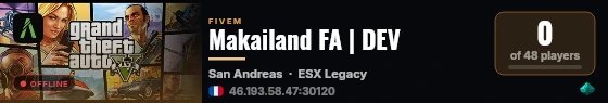 Makailand FA | DEV live status badge